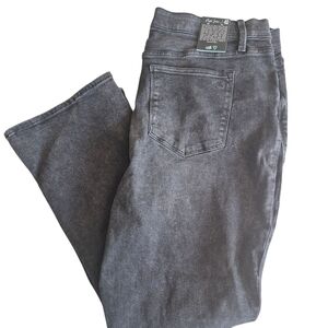 LuLaRoe  Charcoal Black Flare Denim Jeans Plus Size 20-21 Brand New